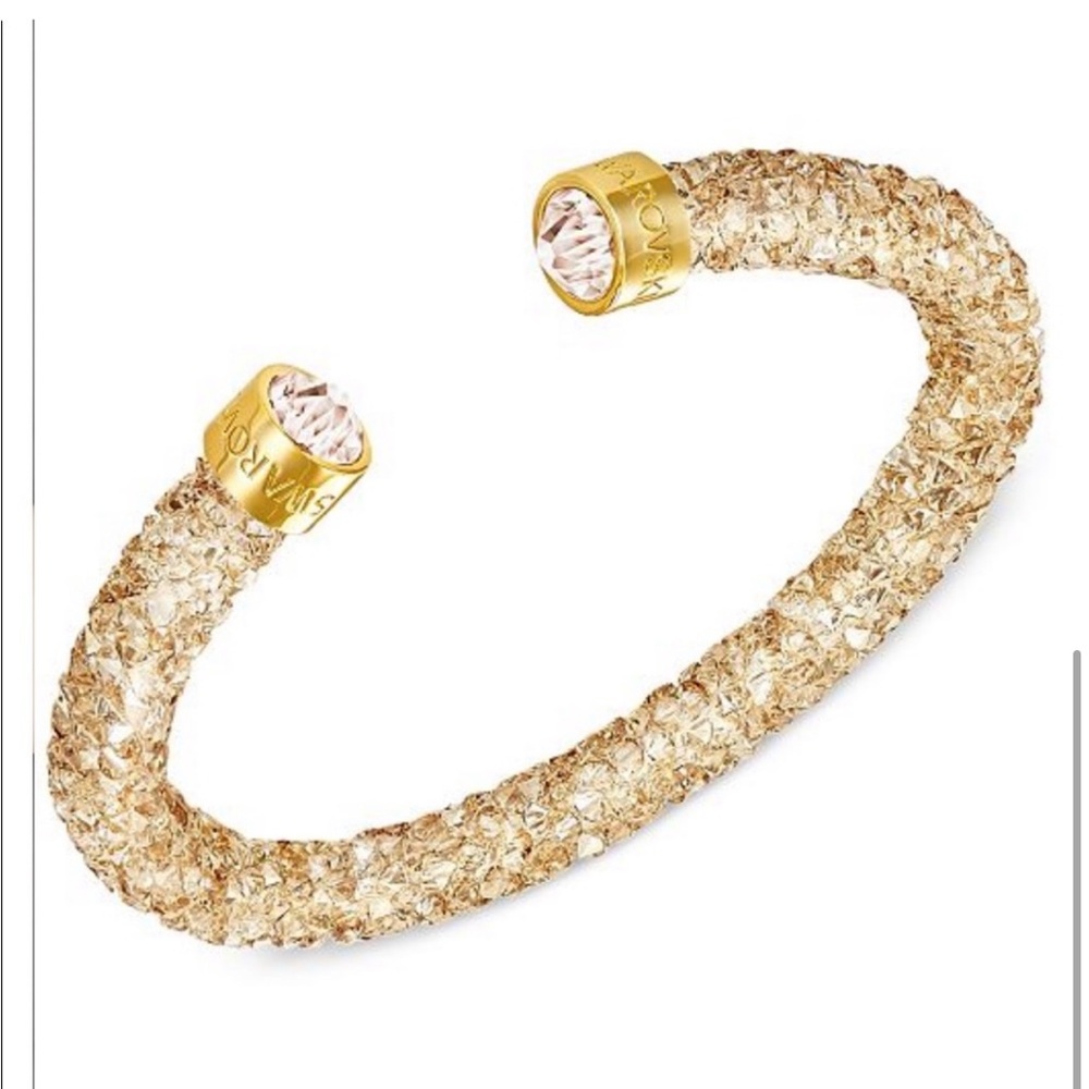 Authentic NWT Swarovski Gold Crystal dust Bracelet